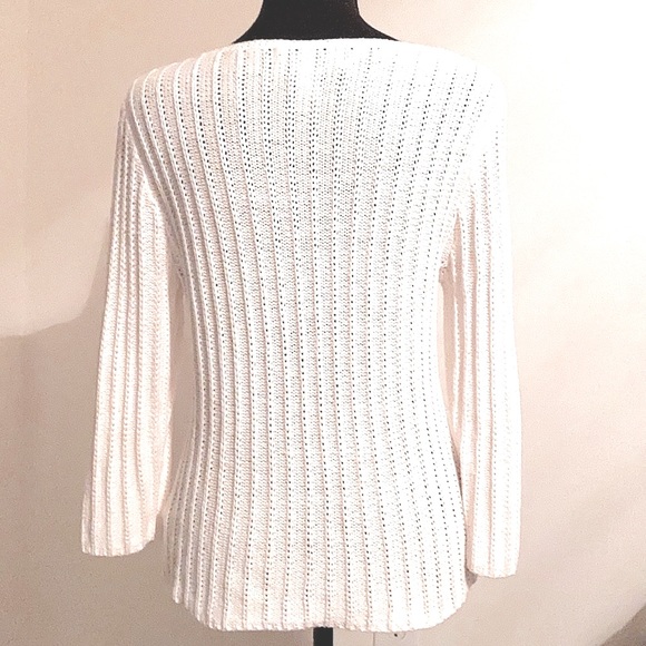 🎉HP🎉Jones Wear Petite Sport 3/4 Sleeve Sweater - Picture 6 of 16